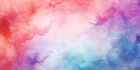 Wall Mural - Realistica watercolor paint texture background.