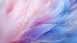 Theoretical quill rainbow interwoven foundation. Closeup picture of white feathery plume beneath colorful pastel neon foggy fog. Mold Color Patterns Spring Summer - delicate center