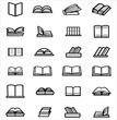 © Mahmud Hasan Rashed - Book icons collection, Book icon set, Vector illustration