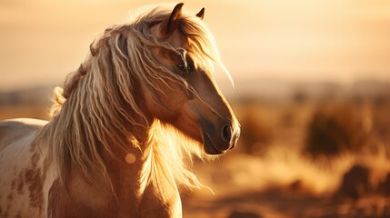 horse in the field