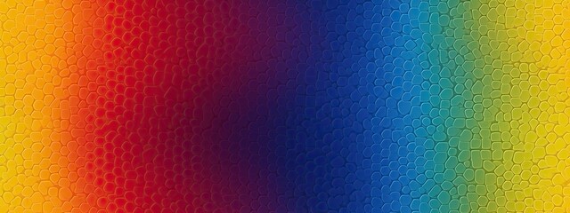 Wall Mural - Seamless Yellow blue red abstract grainy color flow wave dark noise texture cover header poster wallpaper design. Color gradient ombre blur. Noise grain rough grunge. Design.