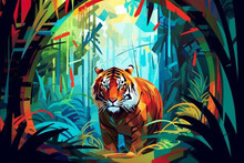 Wpap Stail Tiger In The Jungle