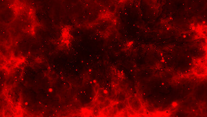 Wall Mural - universe with stars, nebulae and galaxy. blue dark night sky with many stars. artistic visualization