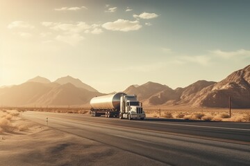 Long Haul: Trucking Through the Desert Landscape