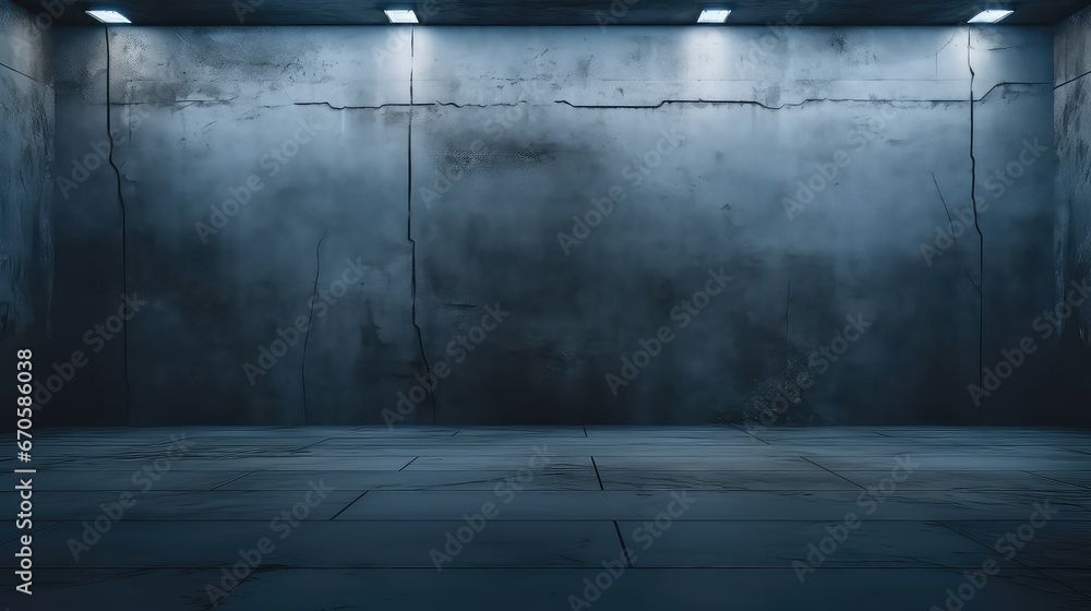 Texture dark floor with old wall. Abstract black background for web ...