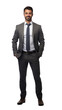© CraftyImago - Young Handsome Latin businessman in formal wear portrait of confident businessman.isolated white background, remove background