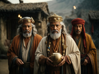 portrait of the three wise men