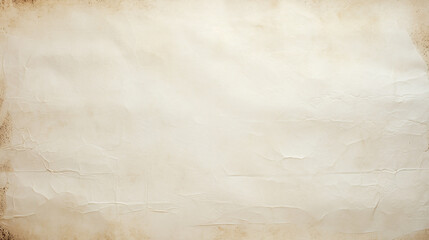 Wall Mural - texture of old beige paper battered by time