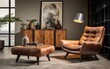 © piai - Interior where each piece of furniture has a unique history. A leather armchair tells tales of cozy evenings, while a mid-century coffee table holds decades of memories