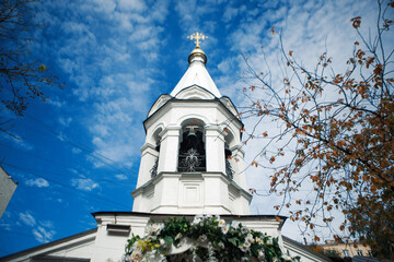 Russian orthodox church, against the sky