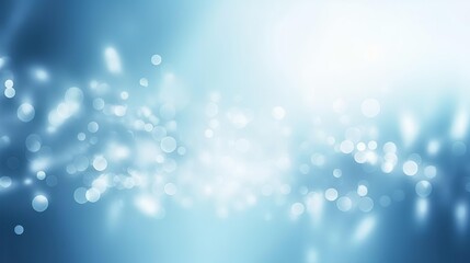 Poster - Abstract light blue blurred background with beautifu