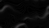 Fototapeta Pokój dzieciecy - Abstract animated outline topographic contour
