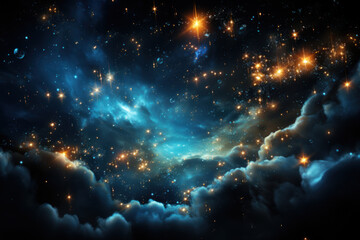 a starry night sky with a bright north star shining overhead, symbolizing the guidance and hope of c