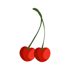 Sticker - sweet cherries doodle