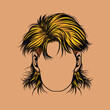 © Arlian - enhanced detail of the mullet hair