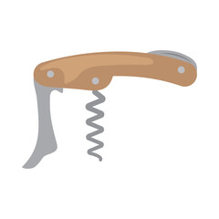 Sticker - corkscrew design illustration