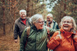 © Davor - A group of cheerful senior friends enjoying their hiking adventure together