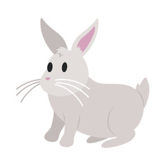 Sticker - bunny cute illustration