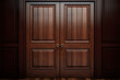 classic double front entrance wooden doors