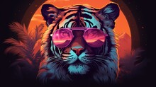 Tiger With Sunglasses