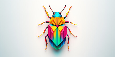 Bright and colorful animal poster.