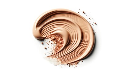 Smooth Foundation Swirl with Textured Powder Finish