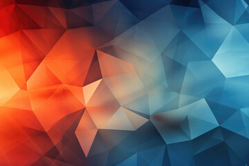 Wall Mural - Abstract polygonal background. Triangular background.