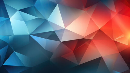 Wall Mural - Abstract polygonal background. Triangular background.