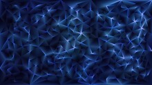 Blue Abstract Background, Wallpaper Designs, Wall Painting Illustration, Fabric Artificial Art, Triangular Prism Art, 3D Background, Banner Background, Street Billboard 