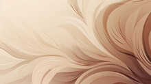 Abstract Minimalistic Background With Linies In Beige And Brown Color As Wallpaper Background Illustration