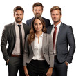 © AnniePatt - group of business people, isolated on transparent or white background, png