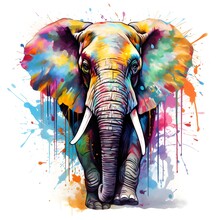 Illustration Of A Elephant