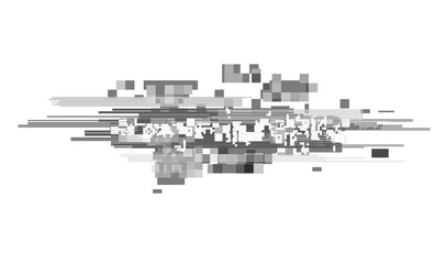 Wall Mural - glitch noise distortion of broken video transparent backgrounds, vhs effect, glitch digital color pi