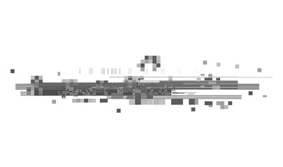 Wall Mural - glitch noise distortion of broken video transparent backgrounds, vhs effect, glitch digital color pi