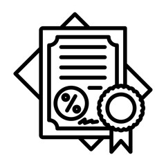 Poster - Certificate Icon