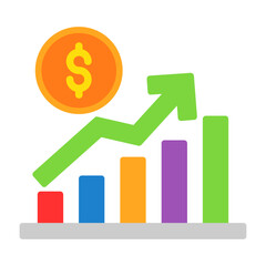 Poster - Bar Chart Icon