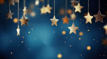Christmas Background With Stars