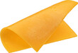 Processed cheese, burger cheese slice isolated