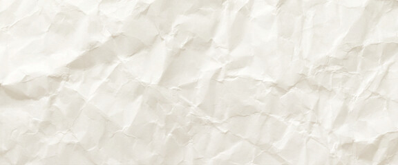 Wall Mural - Vector wrinkled packaging paper as background, brown crumpled paper texture for background.