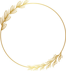  Luxury leaf circle for wedding