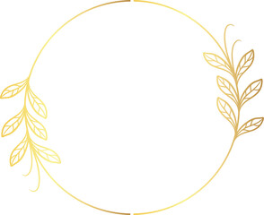  Luxury leaf circle for wedding