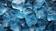 A frosty heap of cerulean crystals cascades into a shimmering abyss, the bitter remnants of a frigid winter slowly succumbing to the fiery kiss of the sun's warm embrace