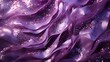 Vibrant swirls of lilac, violet, and magenta dance across the abstract canvas of this purple fabric, evoking a sense of whimsy and creativity