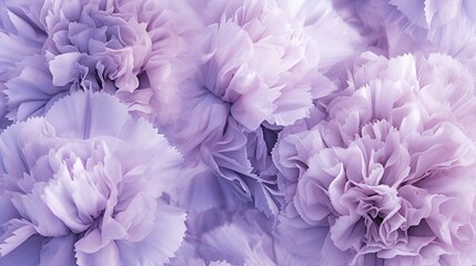   a close up of a bunch of flowers with a purple background.  generative ai
