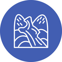 Sticker - River Landscape Icon