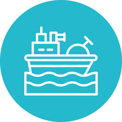 Poster - Army Ship Icon