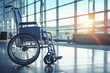 An airport terminal offering accessibility and care for passengers with wheelchair