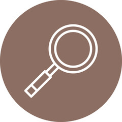 Sticker - Loupe Icon