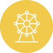 © IconVerse - Ferris Wheel Icon