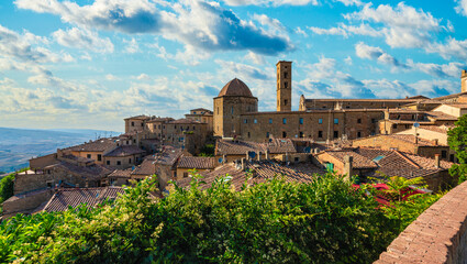 Poster - Scenic sight in the marvelous city of Volterra, in the province of Pisa, Tuscany, Italy.